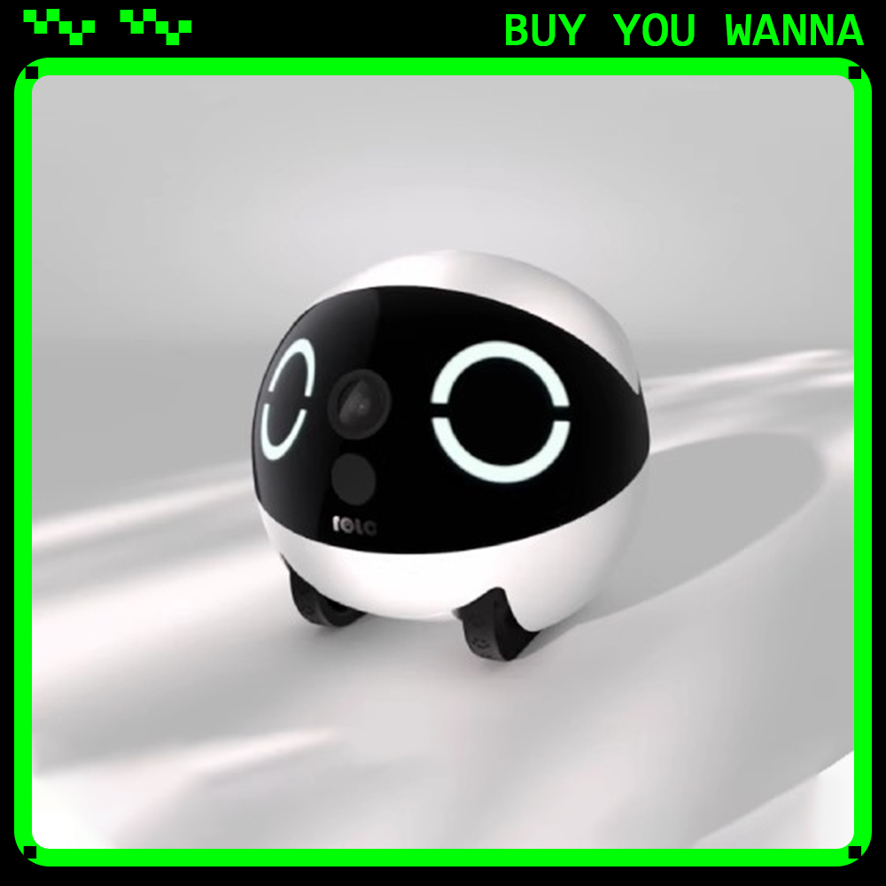 Smart Home Video - エナボット ROLA ミニスマートロボット インテリジェントモバイルカメラ ホームモニタリング ワイヤレス屋内ペットモニタリングロボット