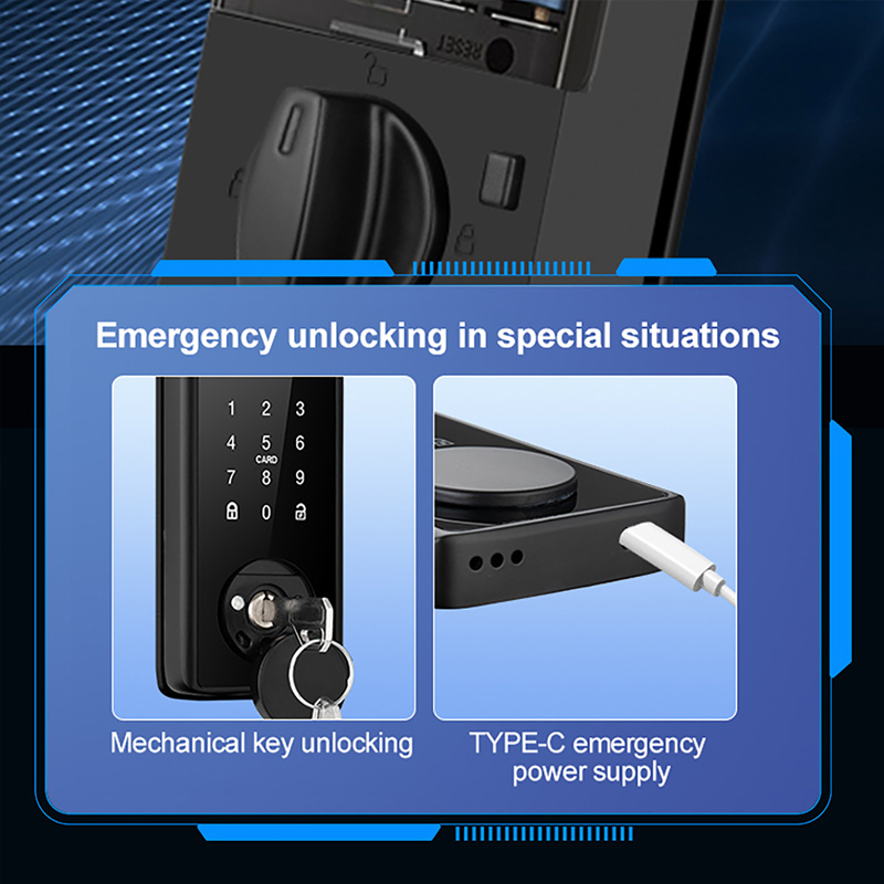 スマート指紋認証デッドボルトロック（ラッチ/ドアセンサー付き - Smart Home Door Lock のレビューと価格