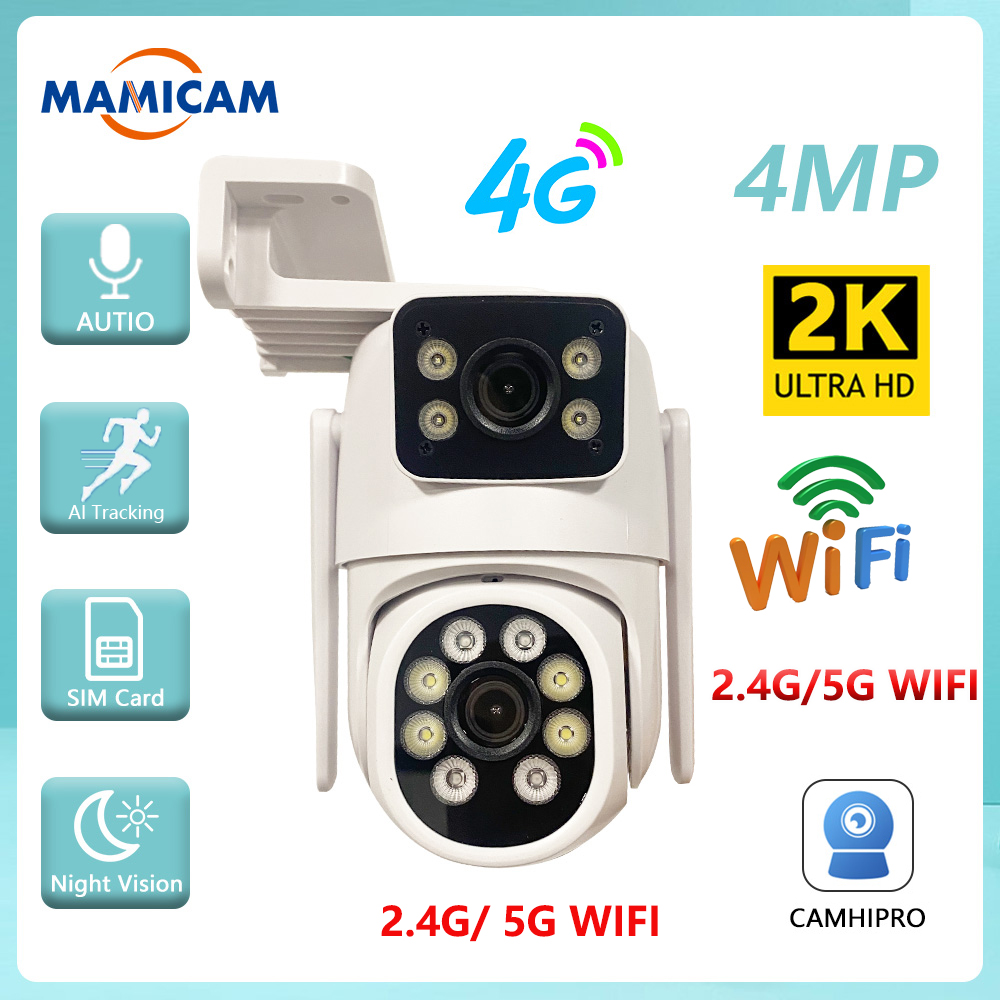 4MP WIFI IPカメラ 3G 4G SIMカード対応  - Smart Home Camera Ezviz のレビューと価格