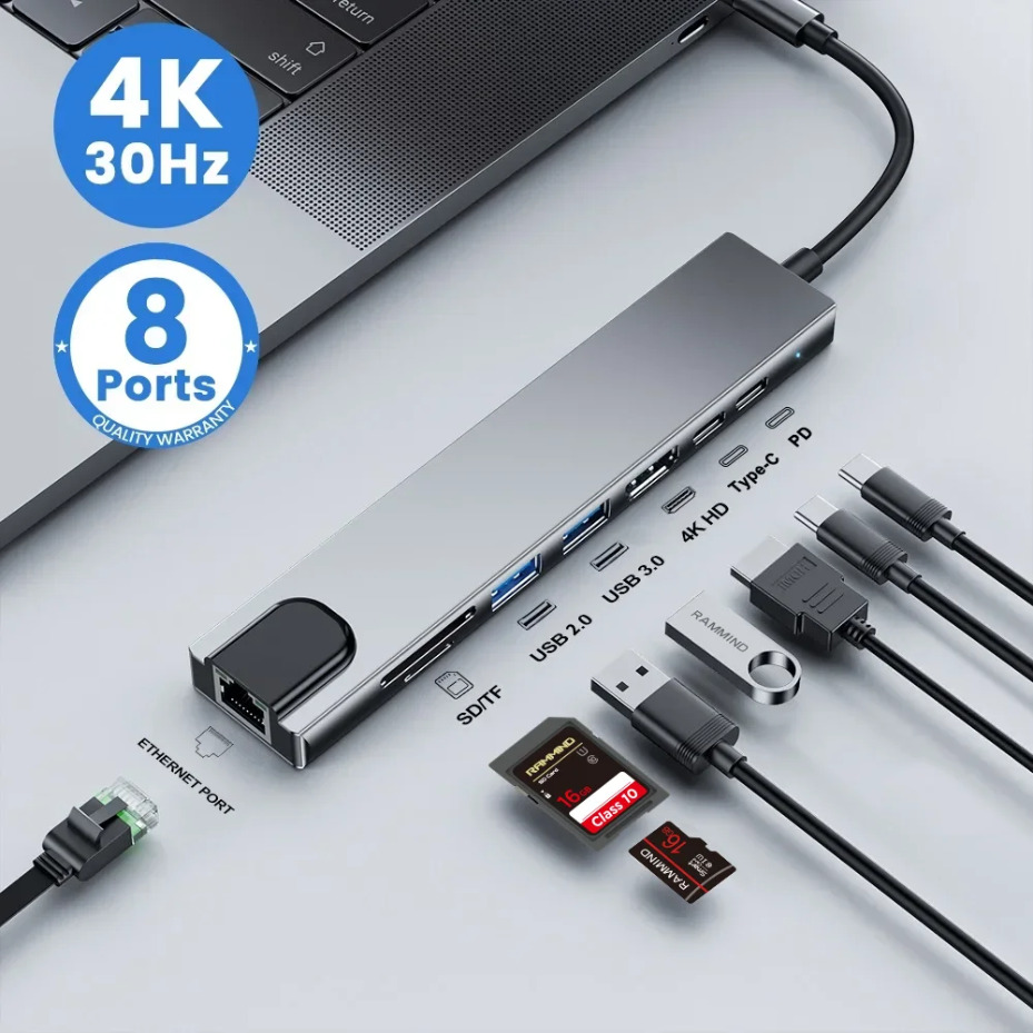 8IN1/2 Type-Cドッキングステーション 8-in- - Smart Home Hub 2 のレビューと価格