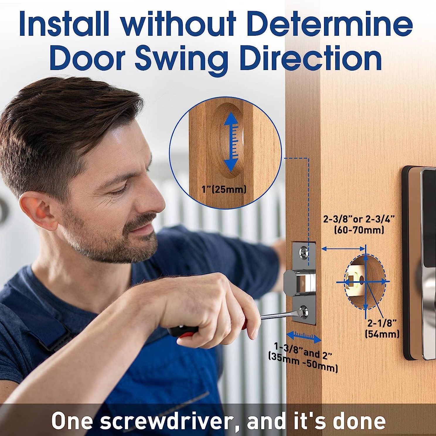 パスワード付きスマートロック、タッチスクリーンキーパッド付き - Smart Home Door Lock のレビューと価格
